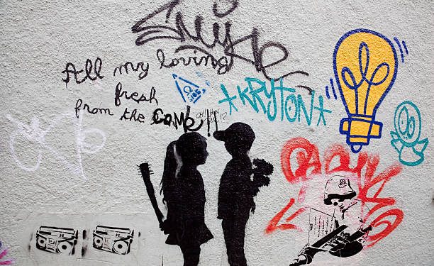 Quelles sont les couleurs dominantes chez l’artiste Banksy ?