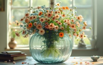 Sublimez votre intérieur avec un grand vase en verre transparent : comment le décorer ?